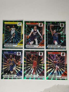 2023-24 Panini Donruss Basketball Green Holo Laser Parallel 12-Card Lot